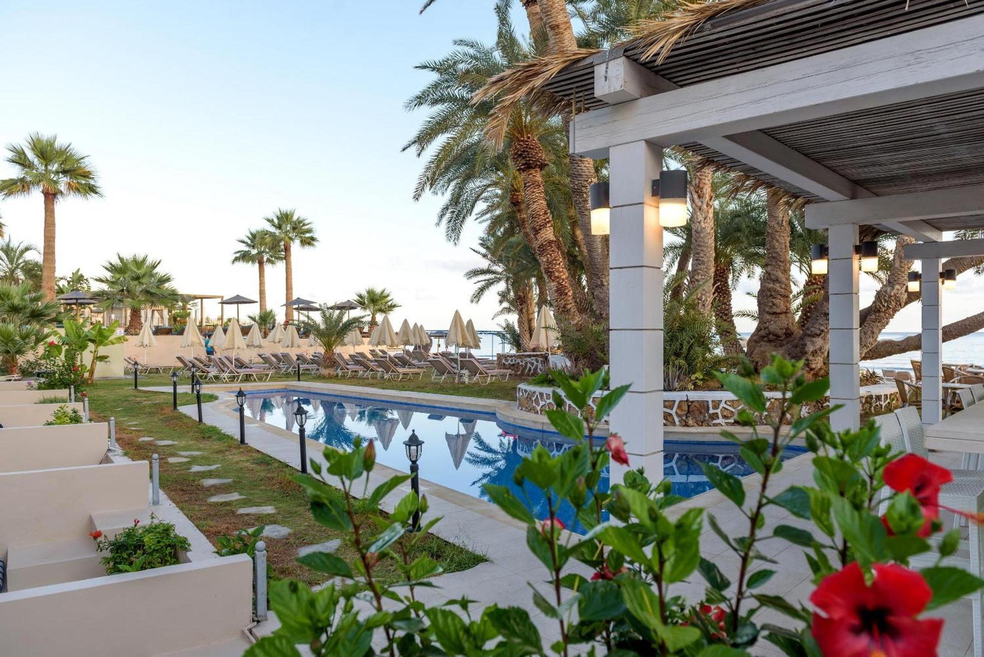 Zeus Hotels Palm Beach Stalida Exterior foto