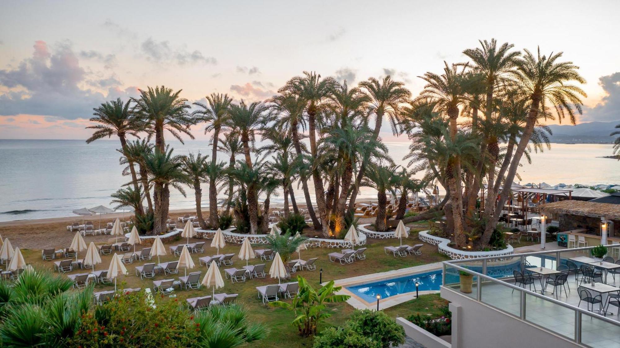 Zeus Hotels Palm Beach Stalida Exterior foto